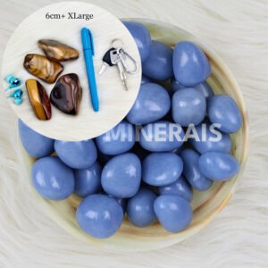 Angelite (Blue Anhydrite) Natural Tumbled / per Kilo - Image 5