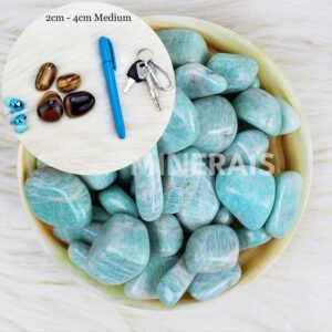 Amazonite (Green Feldspar) Natural Tumbled / per Kilo - Image 3
