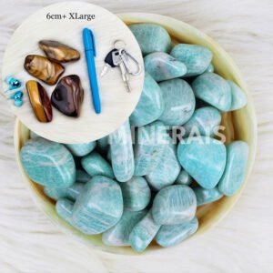 Amazonite (Green Feldspar) Natural Tumbled / per Kilo - Image 5