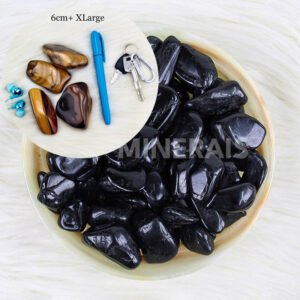 Black Tourmaline (Schorl) Natural Tumbled / per Kilo - Image 5