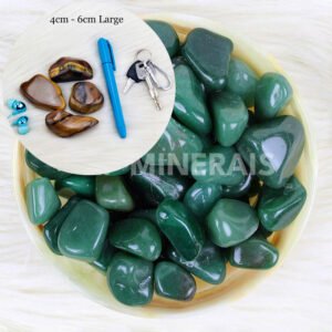 Quarzo Verde Naturale Levigato / al chilo - immagine 2