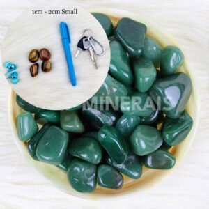 Quarzo Verde Naturale Levigato / al chilo - immagine 4