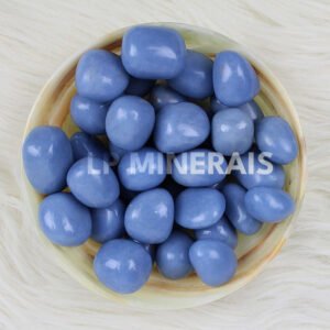 Angelit (Blauer Anhydrit) Naturgetrommelt / pro Kilo – Bild 1